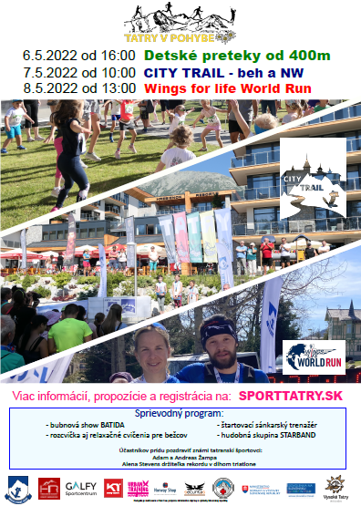 CITY TRAIL odštartuje bežeckú sezónu v regióne Vysokých Tatier