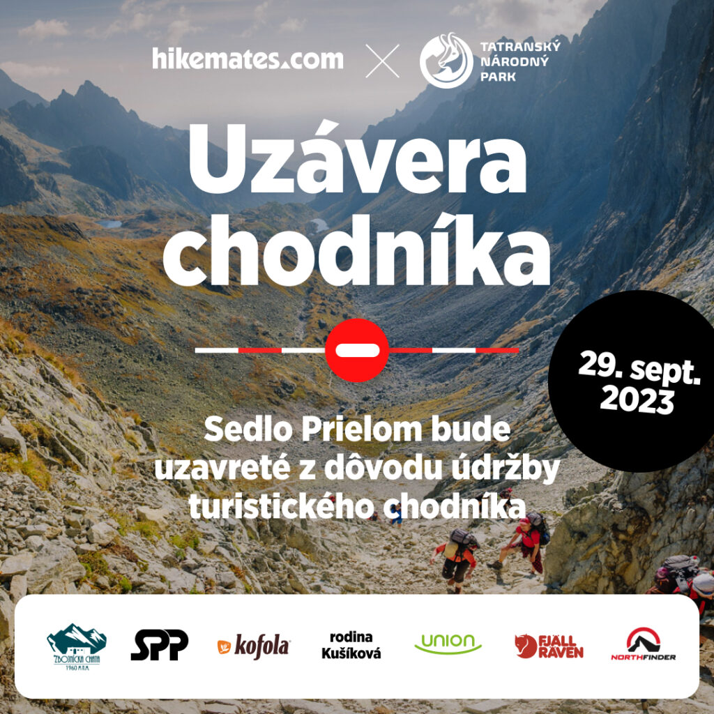 Sedlo Prielom bude uzavreté!