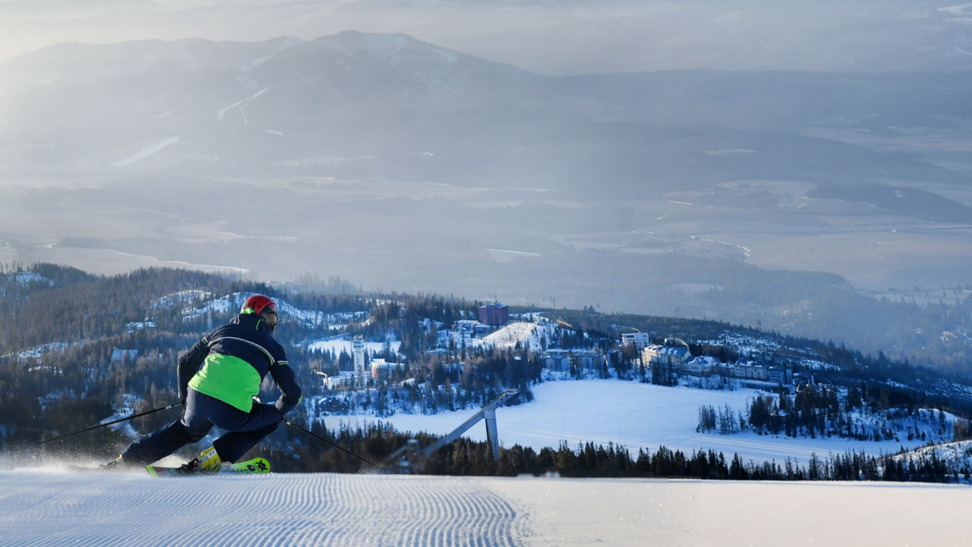 Štrbské Pleso zima_lyžovanie
