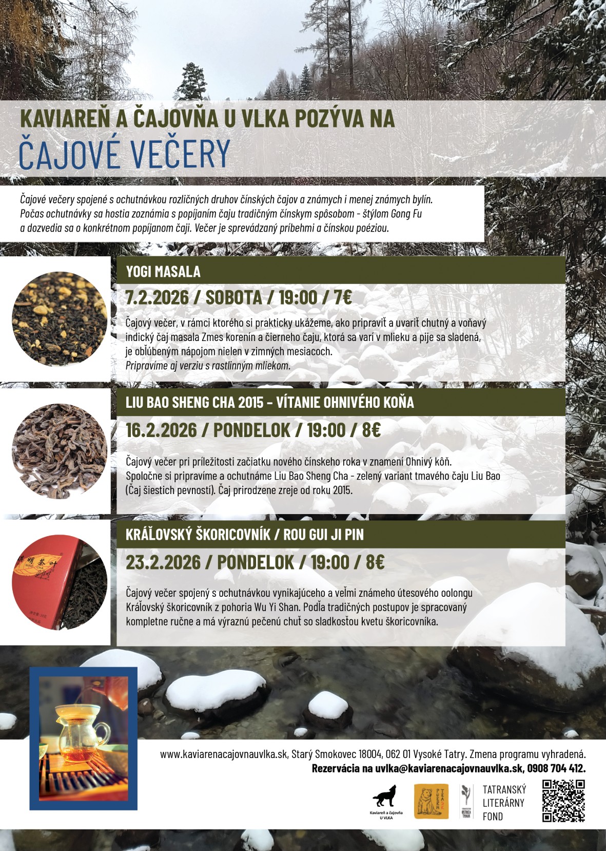 Čajový večer  KRÁĽOVSKÝ ŠKORICOVNÍK / ROU GUI JI PIN