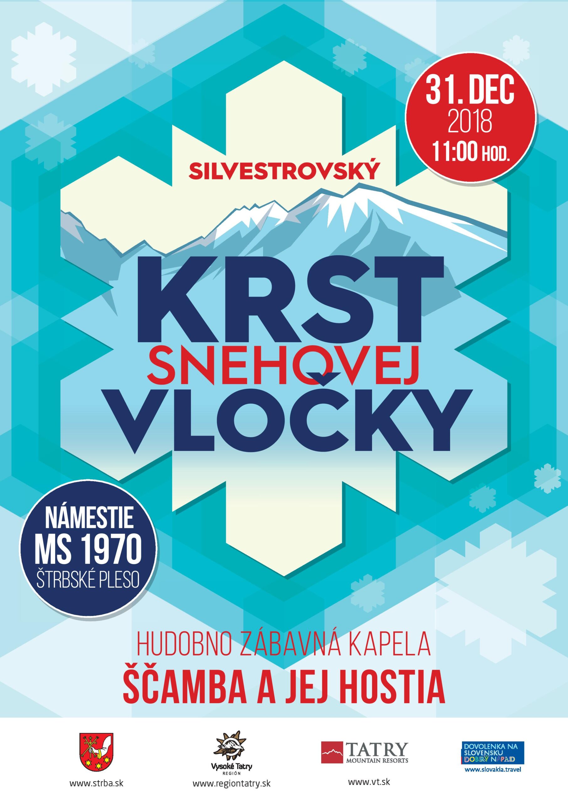 Silvestrovský krst snehovej vločky