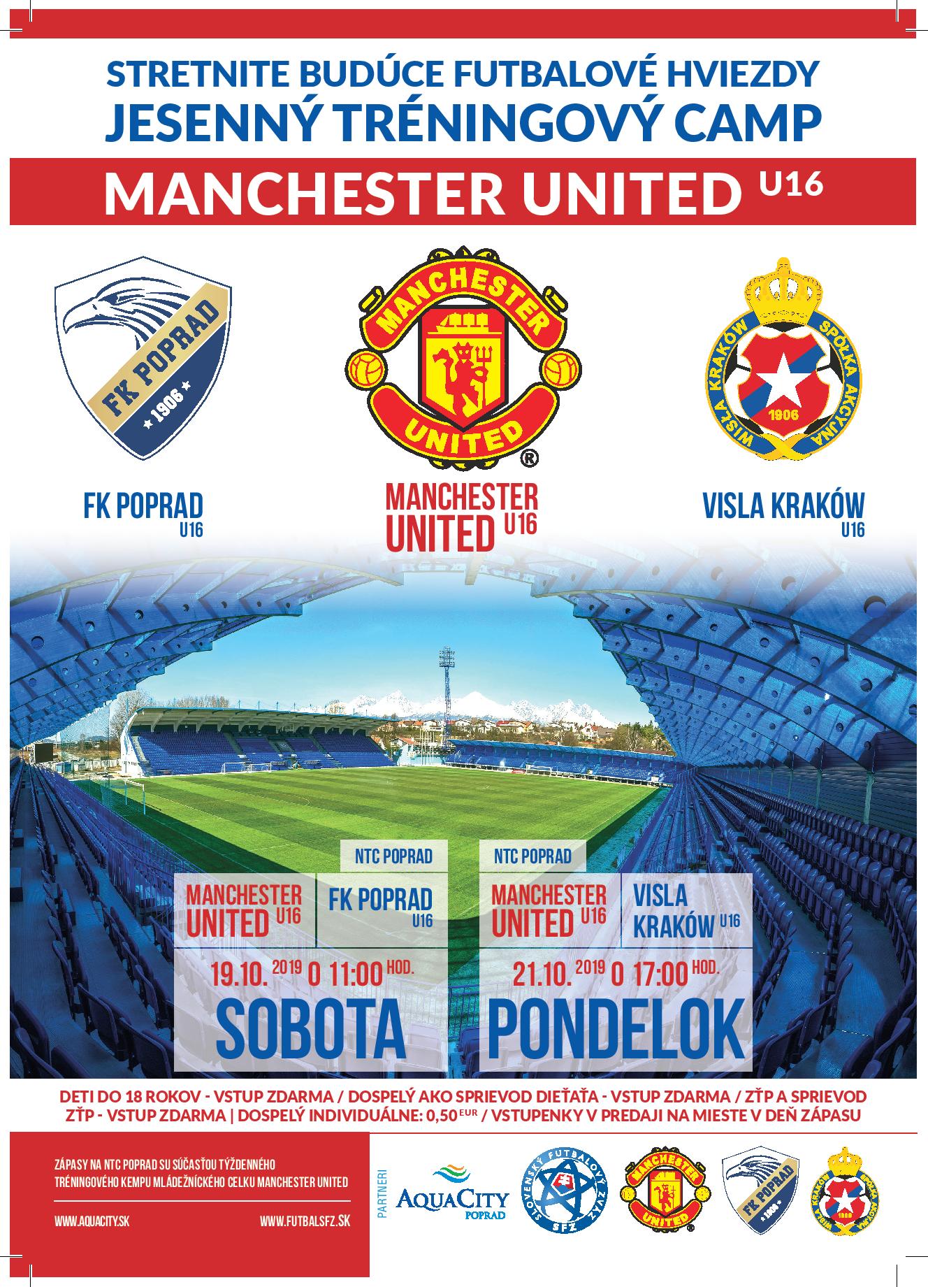 Tréningový camp MANCHESTER UNITED U16