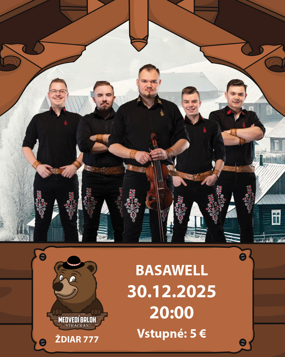 Kapela Basawell v Medveďom brlohu