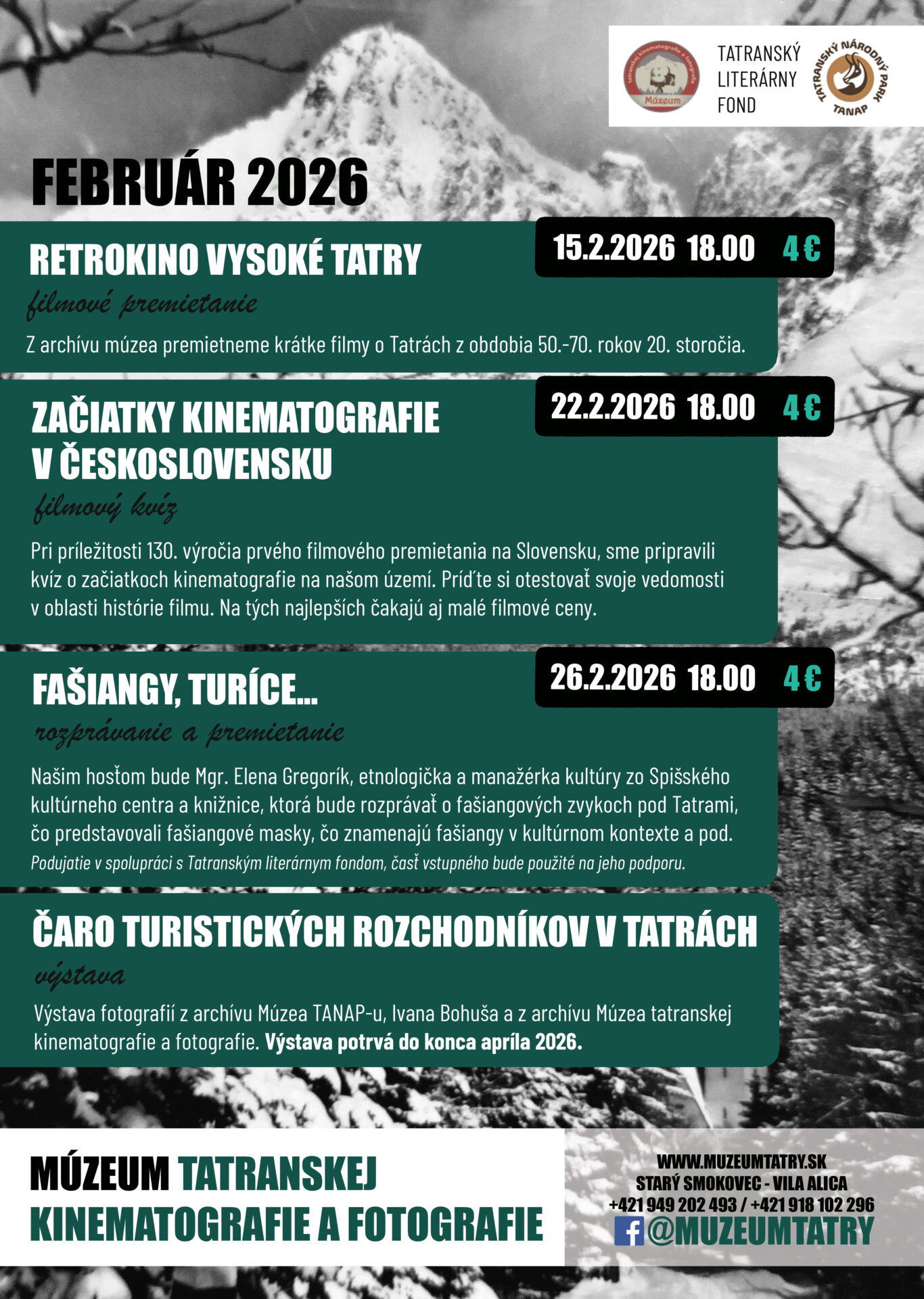 Rozprávanie a premietanie FAŠIANGY, TURÍCE