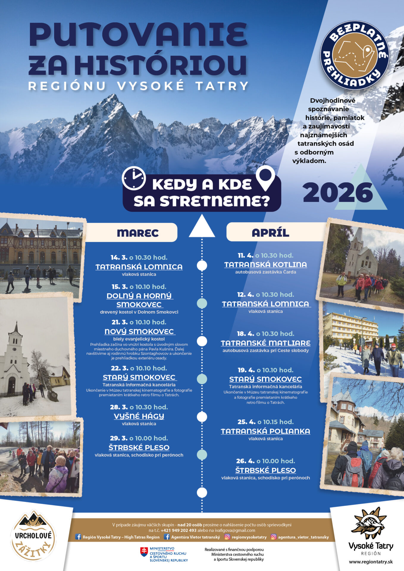 PUTOVANIE ZA HISTÓRIOU REGIÓNU VYSOKÉ TATRY – TATRANSKÁ LOMNICA