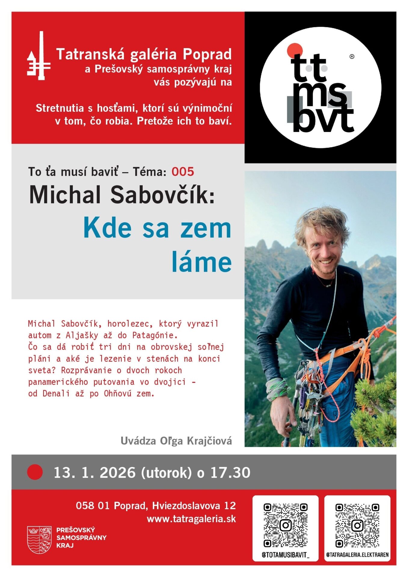 To ťa musí baviť- Michal Sabovčík – Kde sa zem láme