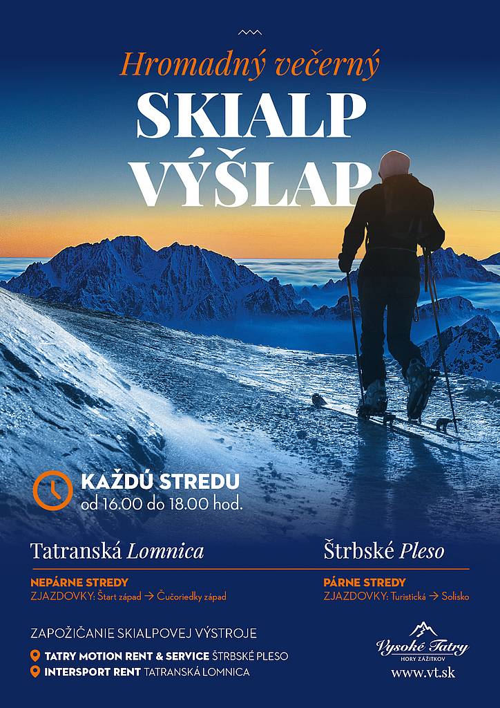 Večerný skialp výšľap