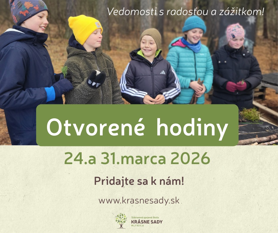 Otvorené hodiny v Krásnych sadoch