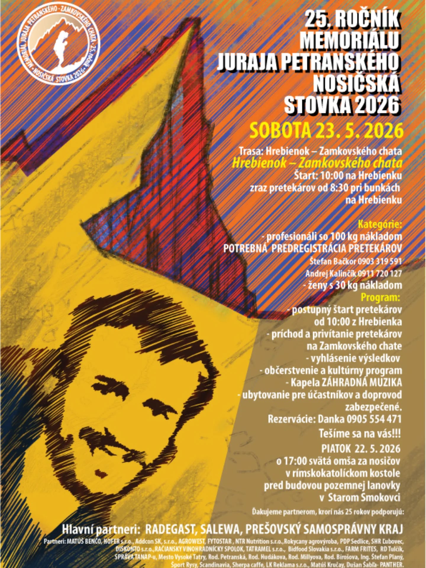 25. ročník Memoriálu Juraja Petranského – Nosičská stovka 2026