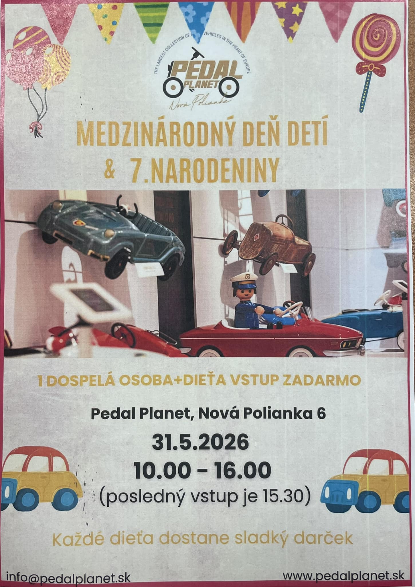 MDD v Pedal Planet & 7.narodeniny Pedal planet